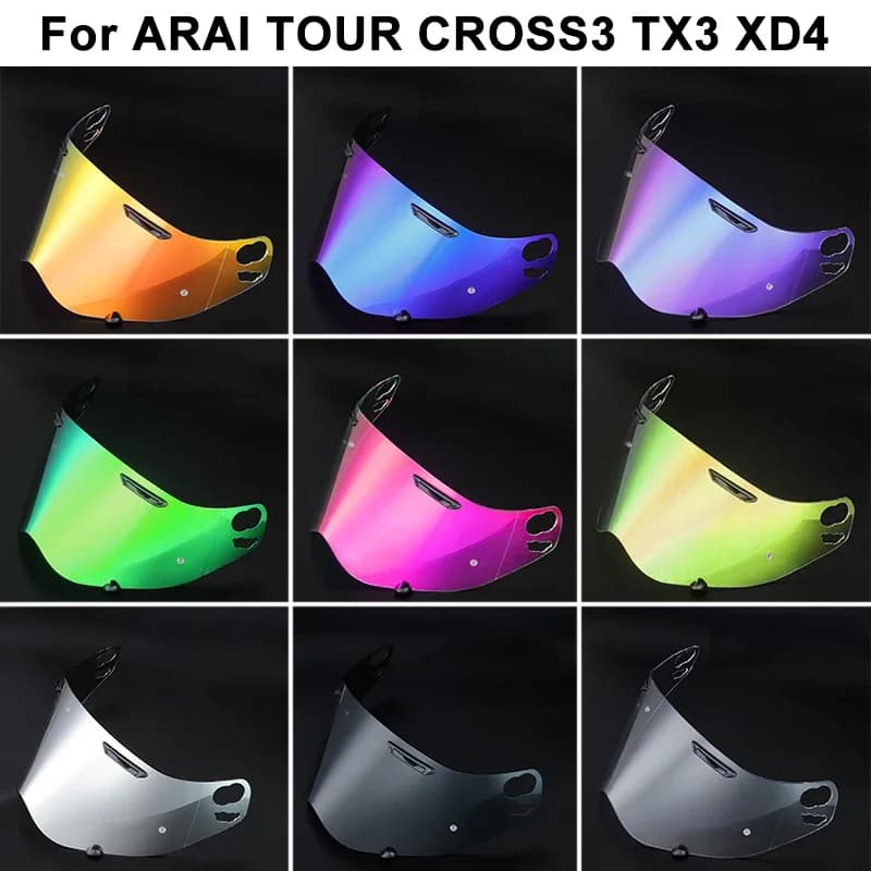Helmet visor for ARAI TOUR CROSS3 TX3 XD4 Motorcycle helmets Vision lens case for CROSS3 helmet lens Windshield motorcycle accessories
