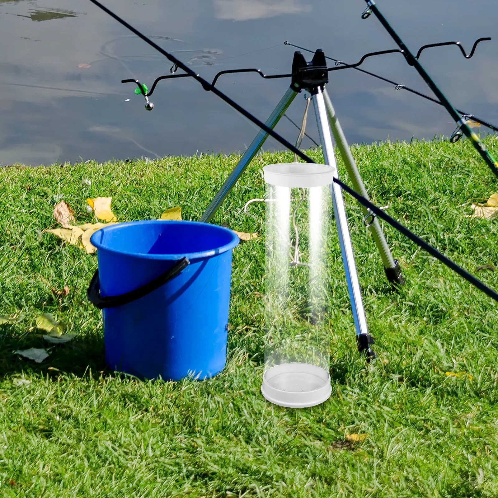 Kit di fermaglie per galleggianti da pesca, regolatore di galleggiante riutilizzabile e resistente alle intemperie, ideale per gli appassionati di pesca alla carpa, al persico e alla trota