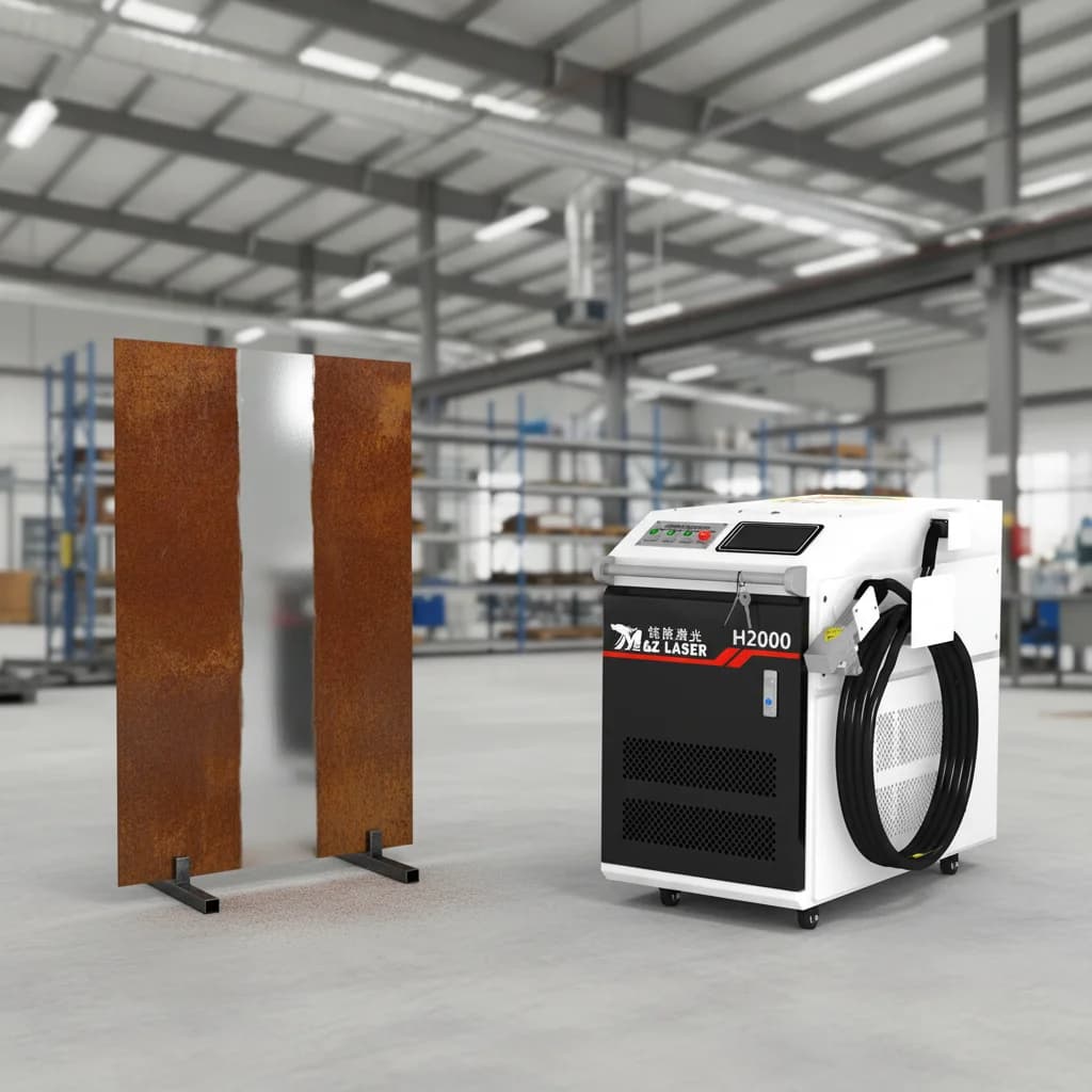 2000w 3000w Cleaning Machine Fiber Laser Oil Paint Removal Machine Metal Rust Cleaning Equipment