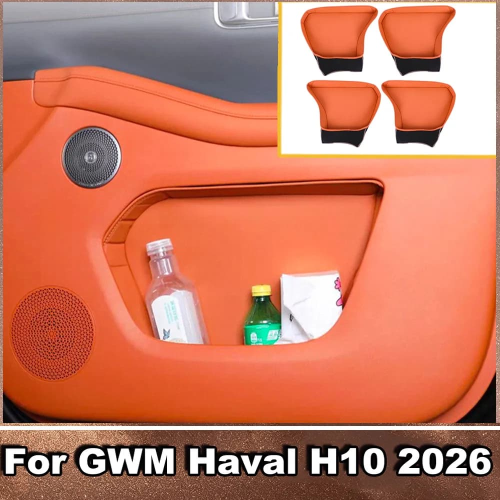 For GWM Haval H10 2026 Door Storage Pocket Liner Door Slot Protective Mat Waterproof Car Interior Accessories
