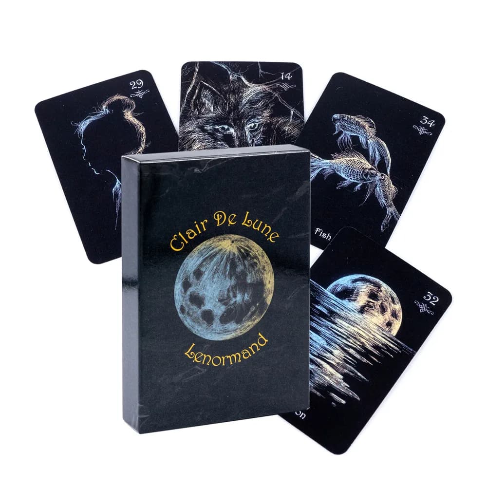 Clair de lune lenormand oracle cards Family Party Fun Tarots gioco da tavolo