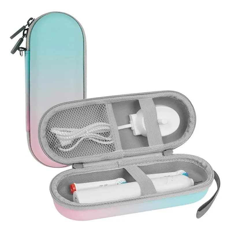 Custodia Portatile in EVA per Spazzolino Elettrico, Custodia da Viaggio Impermeabile per Strumenti Dentali, Custodia Rigida Protettiva per il Trasporto