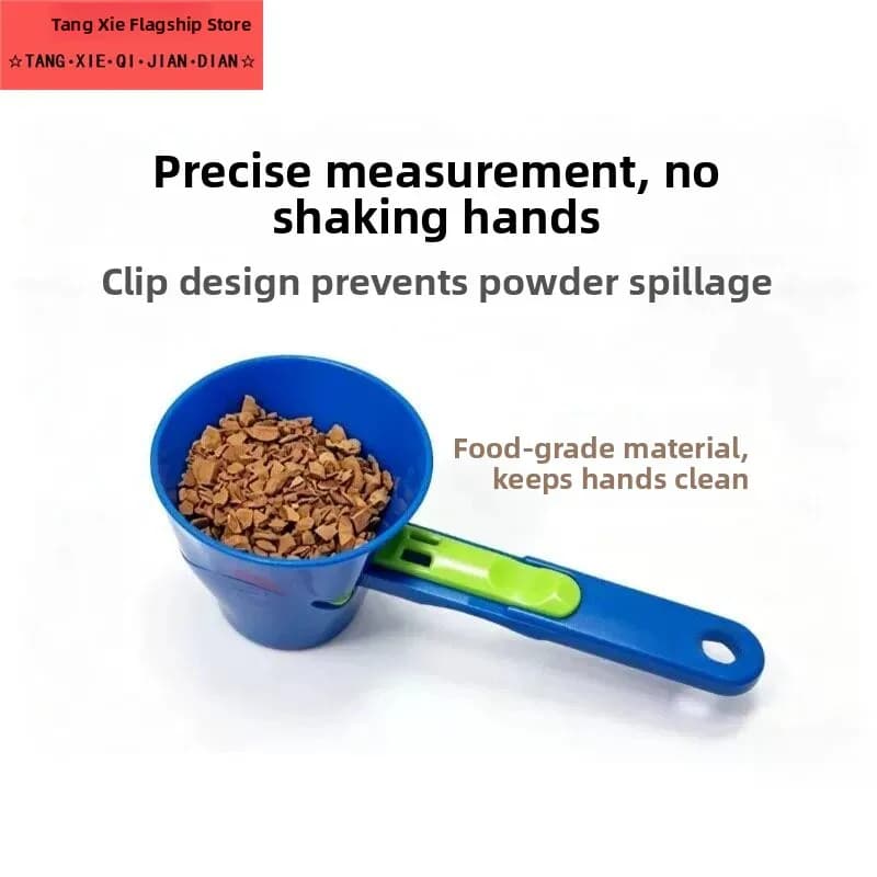 Portable Coffee Quantitative Spoon Long Handle Sliding Design Leak Proof for Protein Powder And Coffee Measurement Kitchen Ut...