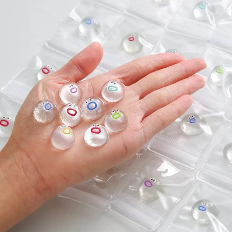 Carino Fidget Piccolo Silicone Emozione Fidget Poppers Sensoriale Agitarsi Giocattoli Morbido Divertente Relax Palla Carino Accessorio Da Scrivania Per I Bambini Ragazzi