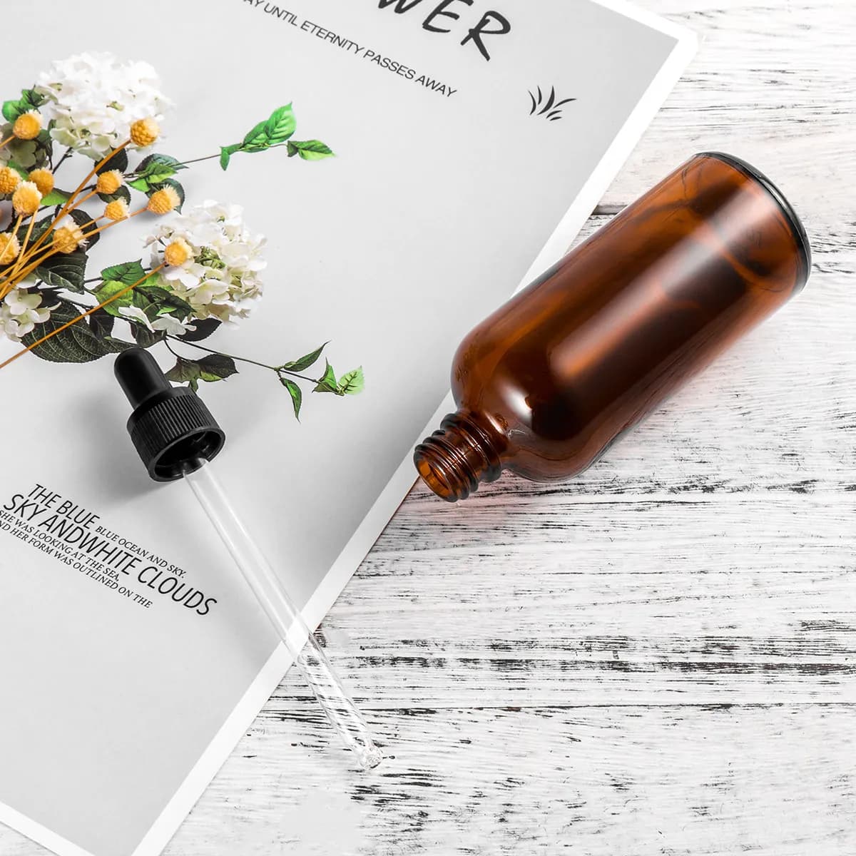 10Pcs Empty Essential Oil Bottles Dropper Bottles Reusable for Travel Perfume Aromatherapy Carrier Empty Essential Oil Bottle