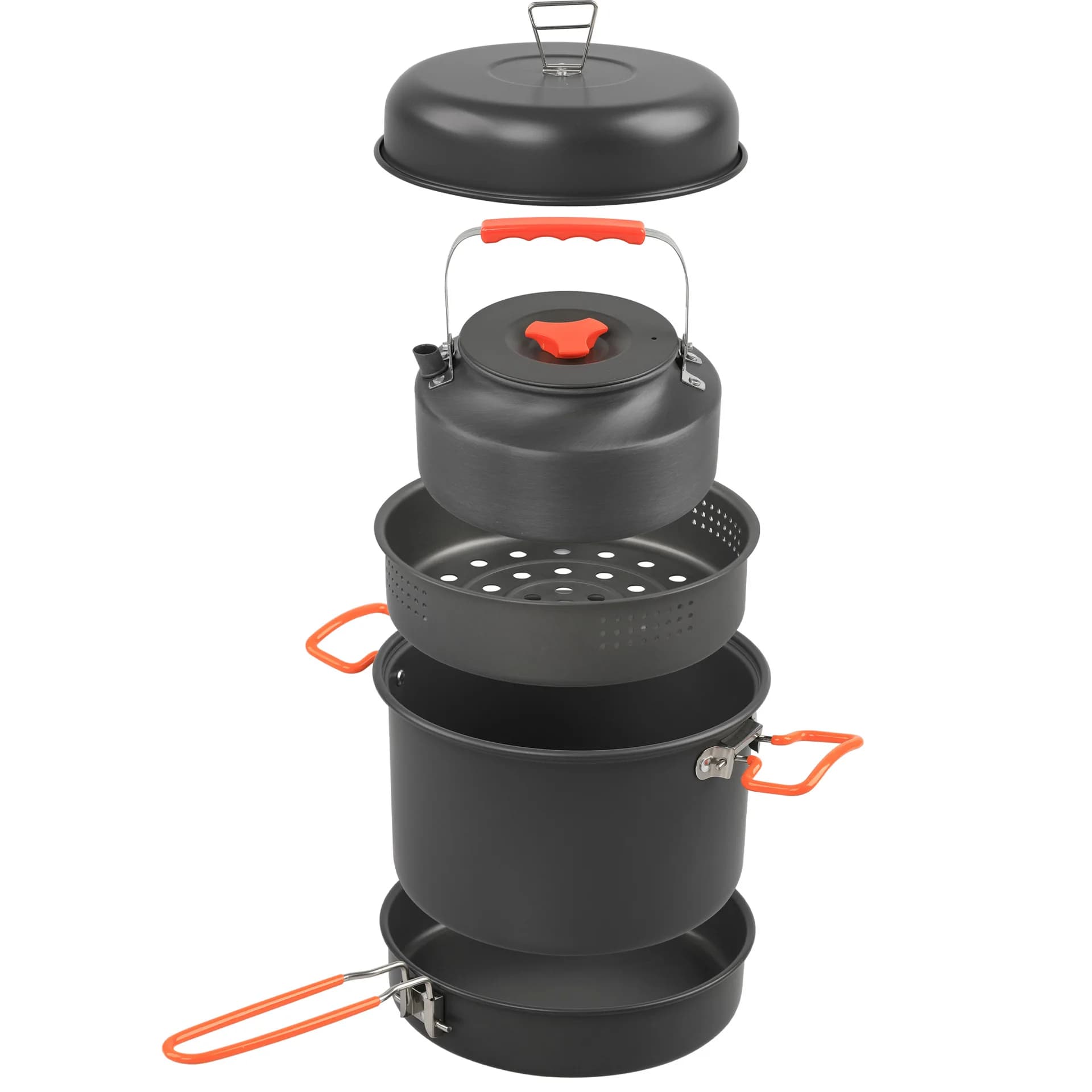 Set of pots outdoor camping pot steam kettle pan Set kitchen set