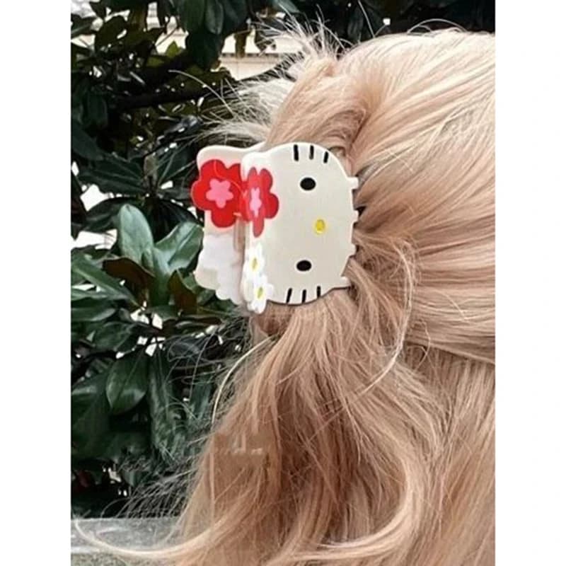 Sanrio Hello Kitty Forcina per artigli Accessori Kawaii Cose Hello Kitty Y2K Forcine per ragazza Accessori per figure di cartoni animati femminili