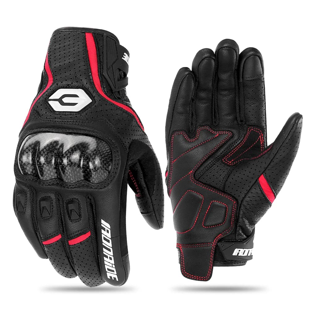 Guanti da moto da uomo in pelle da moto touch screen guanti da ciclismo da donna resistenti all'usura moto moto motocross protezione da bicicletta