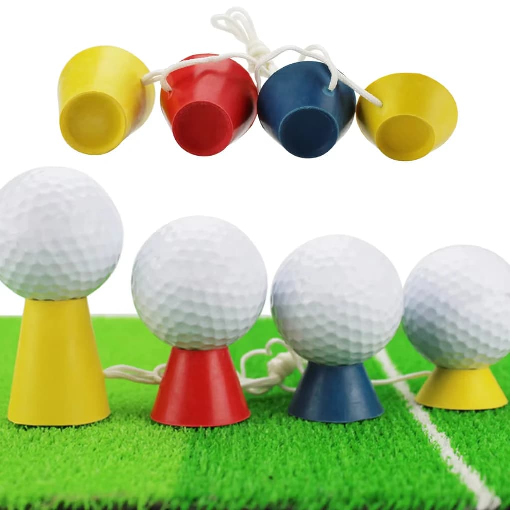 T-shirt da golf 4 in 1 T-shirt da golf invernali in gomma di diverse altezze Driver Home Range Ball Training Practice T-shirt da golf per sport all'aria aperta