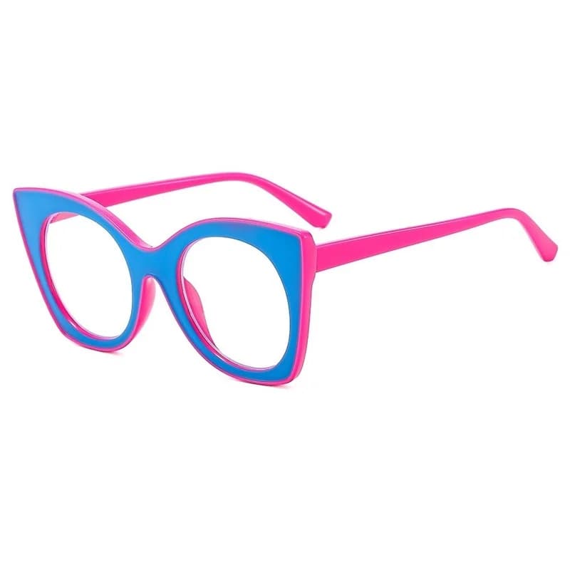 New Fashionable Women Eyeglasses Trend Women Female Eyewear Personalized Cateye Eyeglasses Gradient Frame 2026 Fashion Glasses