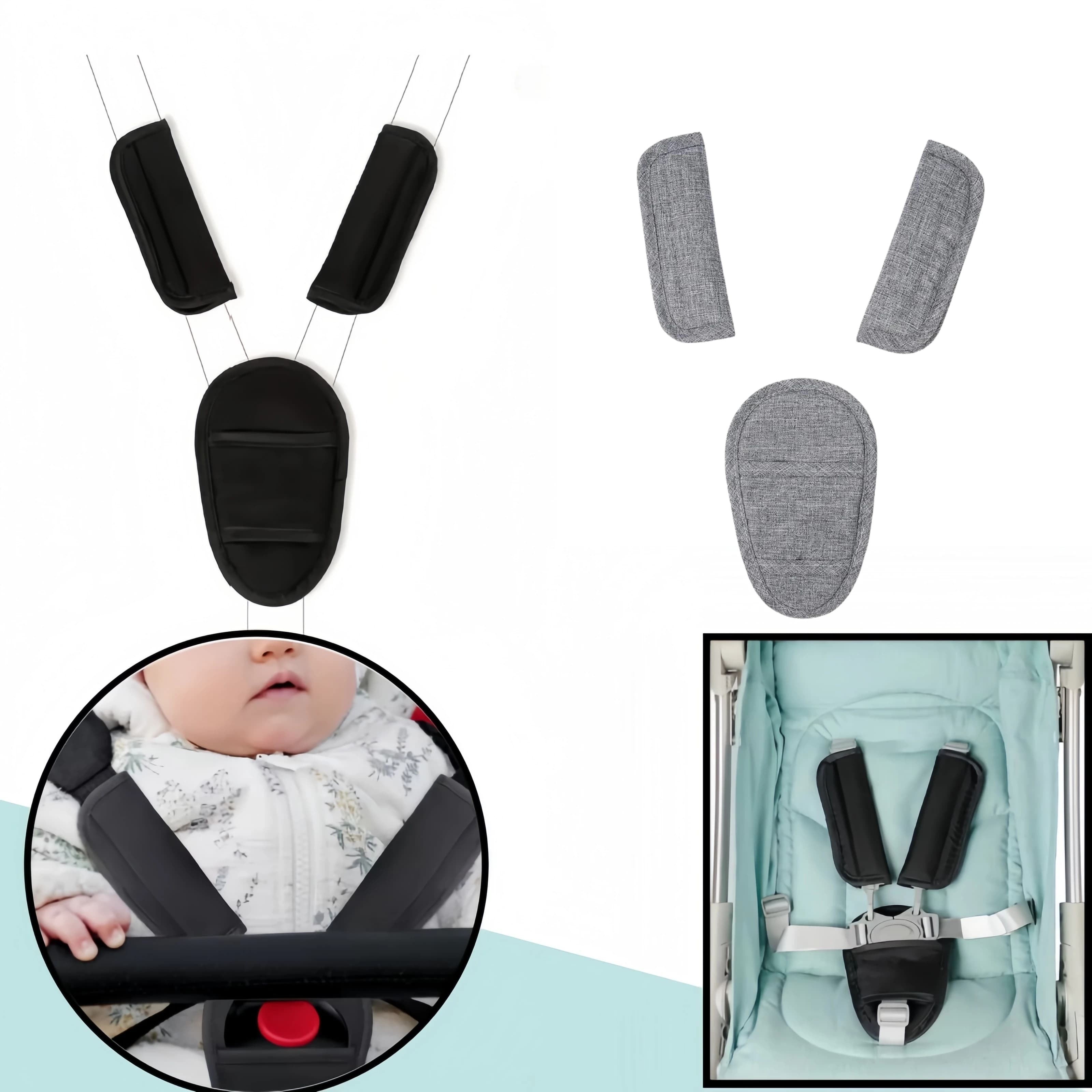 Prevent strangulation Children's car seat belt cushions Universal stroller shoulder cover Safety harness cushions for soft wheelchair Protections