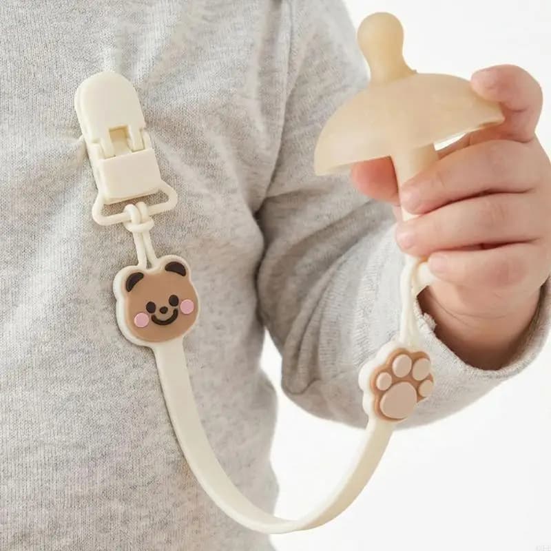 Pacifier Holder for Toddlers Newborns Pacifier Strap Teether Pacifier Chain