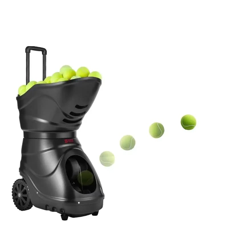 Macchina Lanciapalle da Tennis Automatica S4015A con Testa Girevole Sinistra-Destra, Allenatore Portatile per Principianti