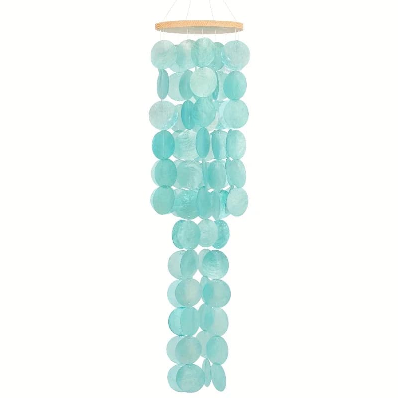30pcs Natural Shell Wind Chimes Dream Catcher Craft Outdoor Yard Decorative Piece for Bedroom Welcome Guest Creative Home Decor