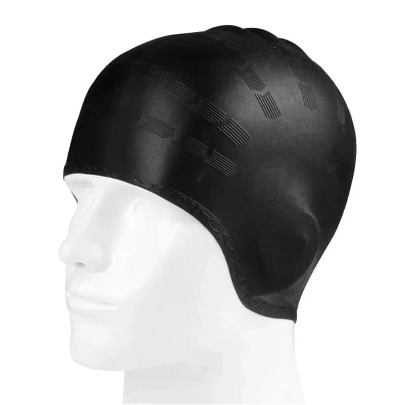 High Elastic Waterproof Silicone Ear Protection Swimming Cap Leakproof Thickened Durable Easy On Off Anti-Water Entry