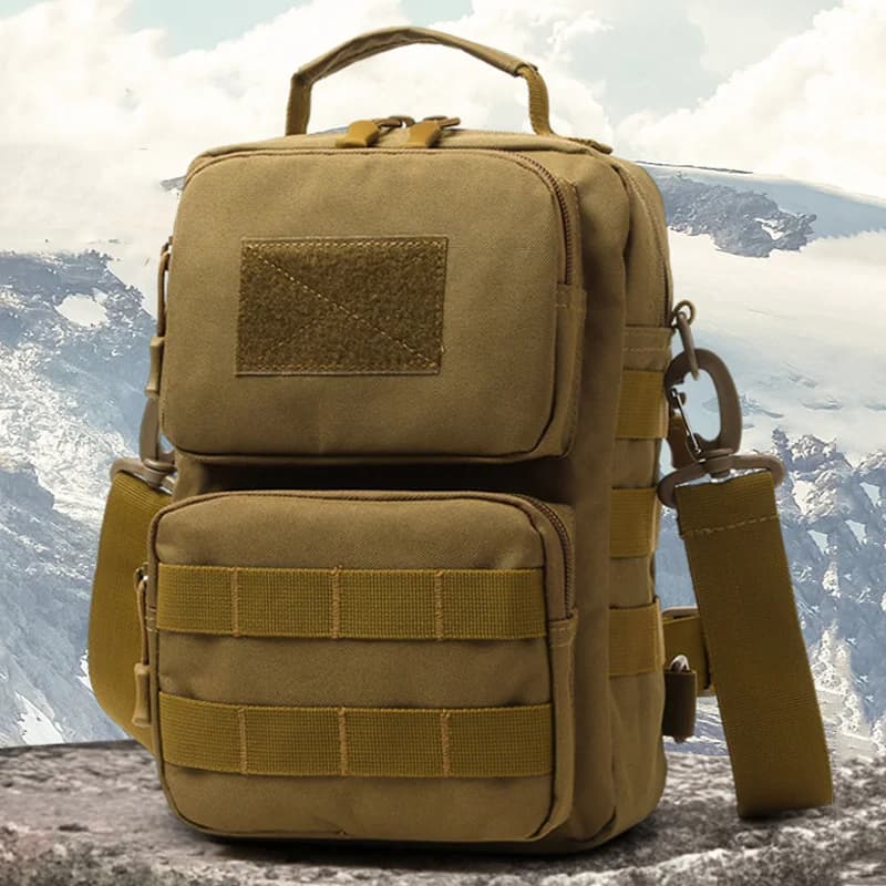 Tactical Fishing Tactical Breast Bag for Hiking Hunt Outdoor Travel Shoulder Bag for Men with Fishing Esca Marsupio Bag for Equipment Springs