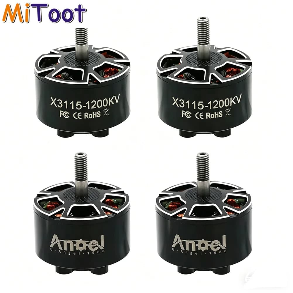 UAngel X3115 4pcs/lot 900KV 1050KV 1200KV 6S Brushless Motor for FPV Freestyle 9inch 10inch Long Range Cinelifter RC Drones