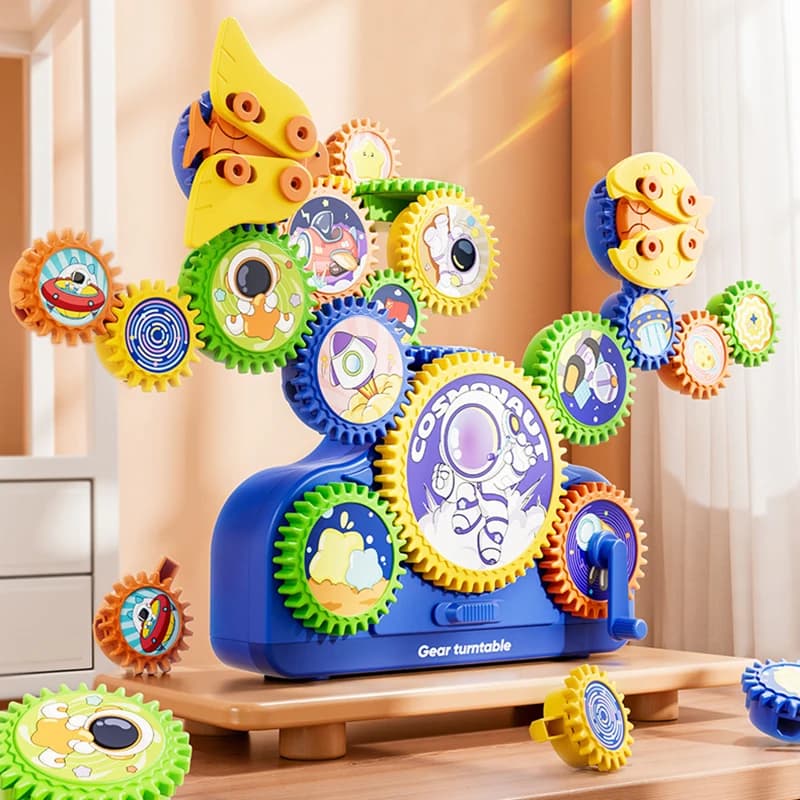 DIY Gear Toy Building Block Set Children's Puzzle Toy Birthday Gift for Kids