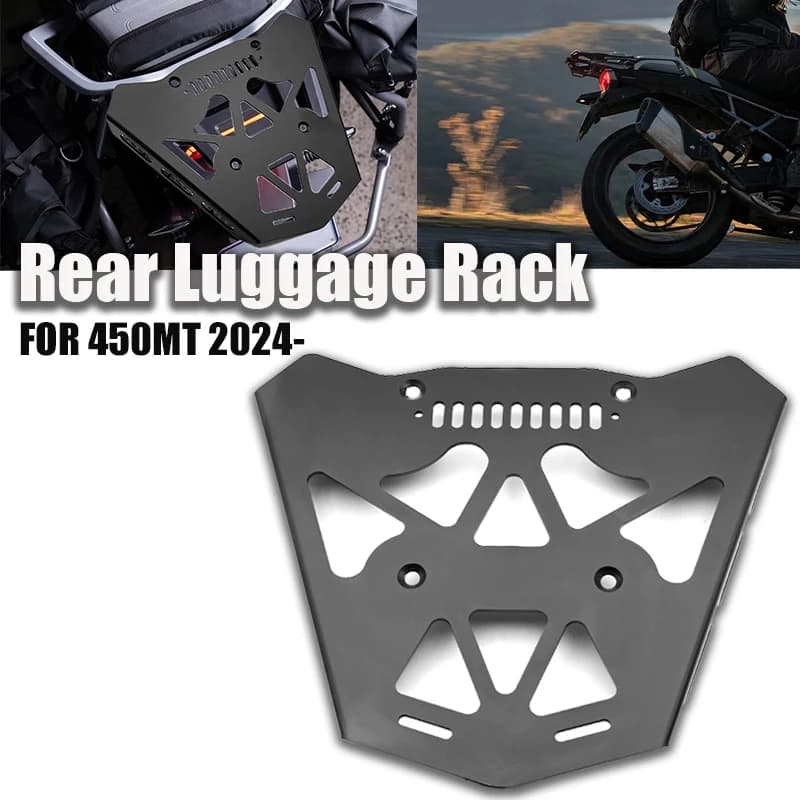 Portapacchi posteriore per moto per CFMOTO 450MT CF MOTO 450 MT MT450 2024 2025 Portapacchi posteriore Scatola di coda Staffa di supporto