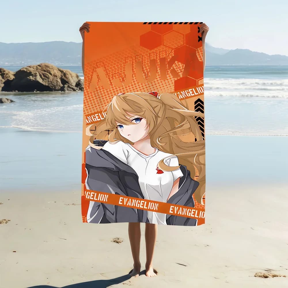 Anime EVA Asciugamano Piscina Asciugamano da spiaggia Portatile Quick Dry Sabbia da viaggio all'aperto Coperta da bagno Tappetino sottile Asciugamani da bagno