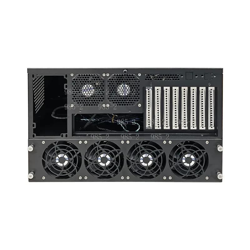 Chassis Server NAS a 12 Bay, Supporto Raffreddamento a Liquido 360, Slot per Schede ATX Full-Height, Case Rack