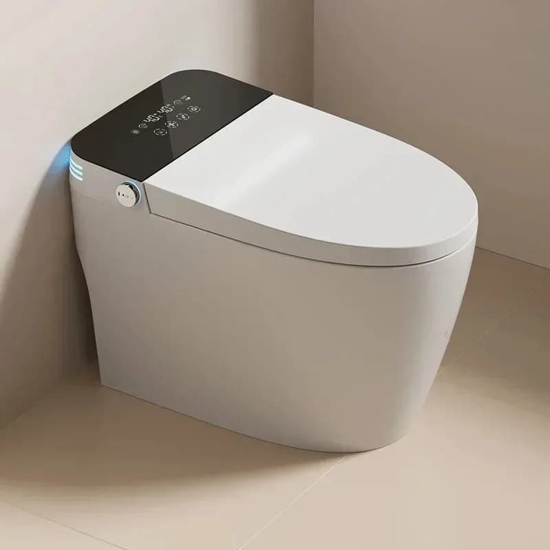 WC Intelligente Automatico con Bidet Integrato, Design Moderno, Apertura e Scarico Automatici, Telecomando
