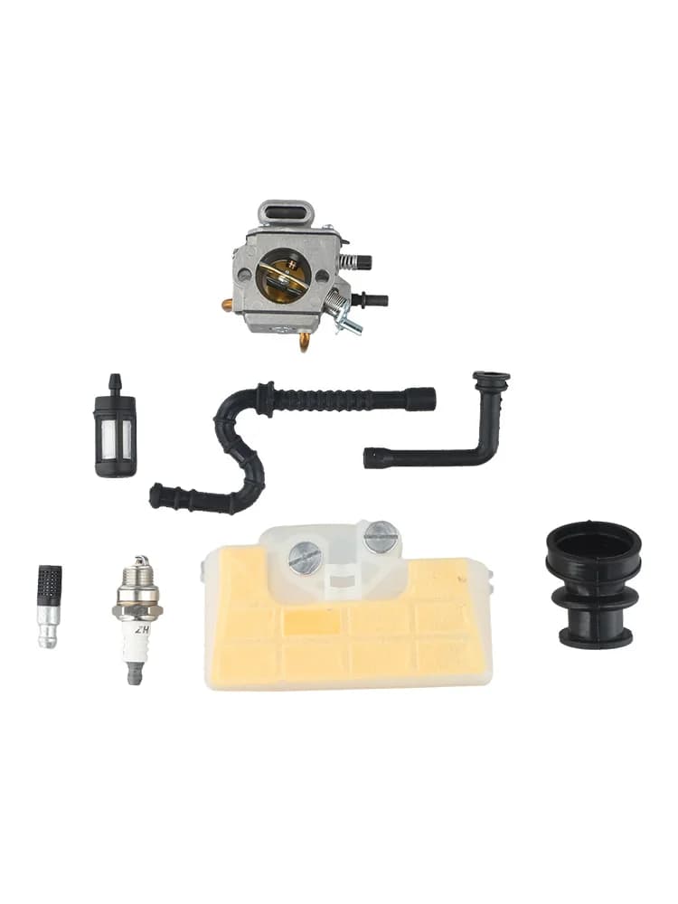 Kit Air Filter Gaskets for Carburetor for Motorcycles 029 039 M90 MS290 MS310 MS390 with Oil Pipe and Filter