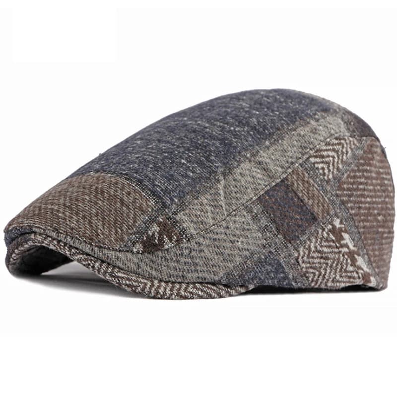HT4091 Uomo Donna Berretto Autunno Inverno Cappello per uomo Donna Plaid Berretto Cappello Ivy regolabile Berretto piatto Artista Cappello Maschio Femmina Berretti
