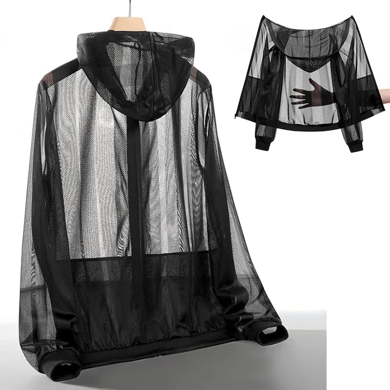 Giacche Casual da Uomo Traspiranti con Cappuccio, Protezione Solare UV UPF 50+, Ultra-Leggere, Sportive, per l'Estate 2026