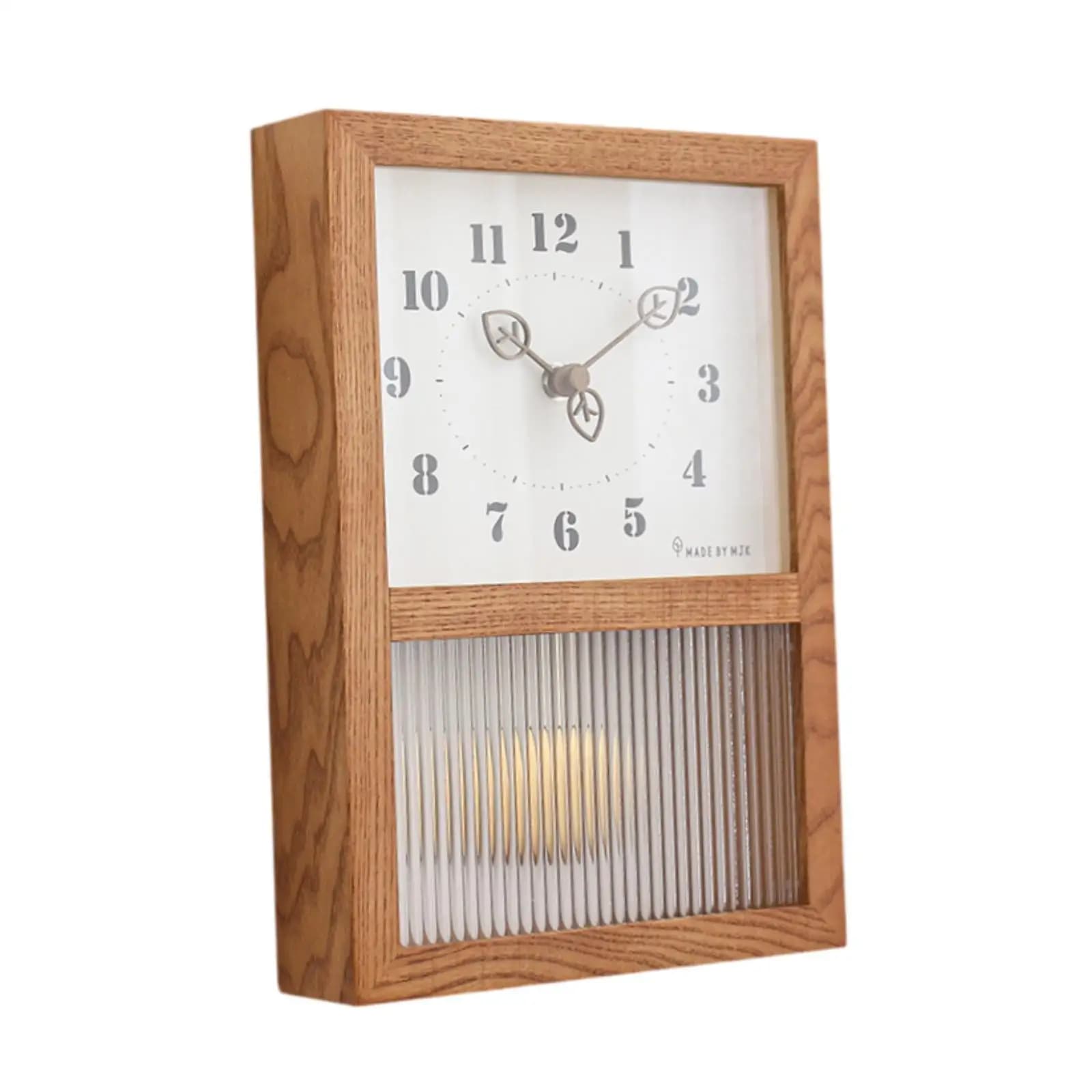 Orologio da Parete con Pendolo Oscillante, Display Decorativo 12 Ore, Pendolo Giapponese