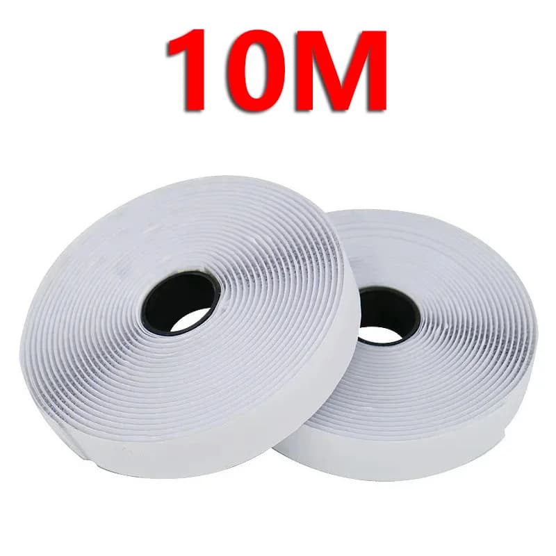 10M Self-Adhesive Hook And Loop Tape Fastener Magic Tape Auto elcro Adhesive Strong Glue Stickers 20/25/30/50mm