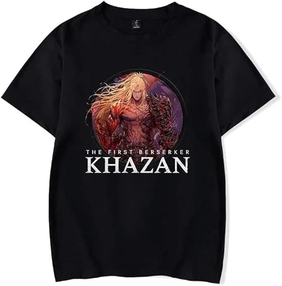 The First Berserker Khazan Merch Summer Tee Game Cotton T-Shirt Unisex Adult Short Sleeve