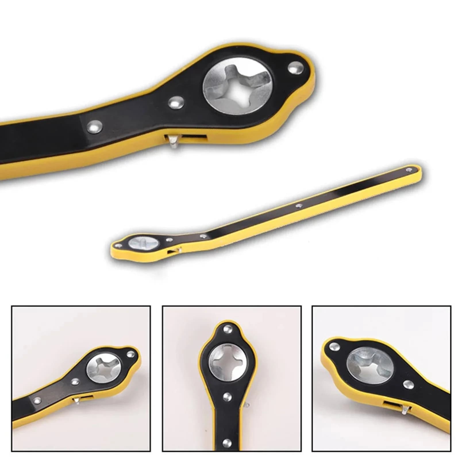 1PCS Auto Risparmio di Lavoro Martinetti Chiave A Cricchetto Scissor Jack Garage Pneumatico Ruota Lug Chiave Maniglia Risparmio di Lavoro Accessori Auto