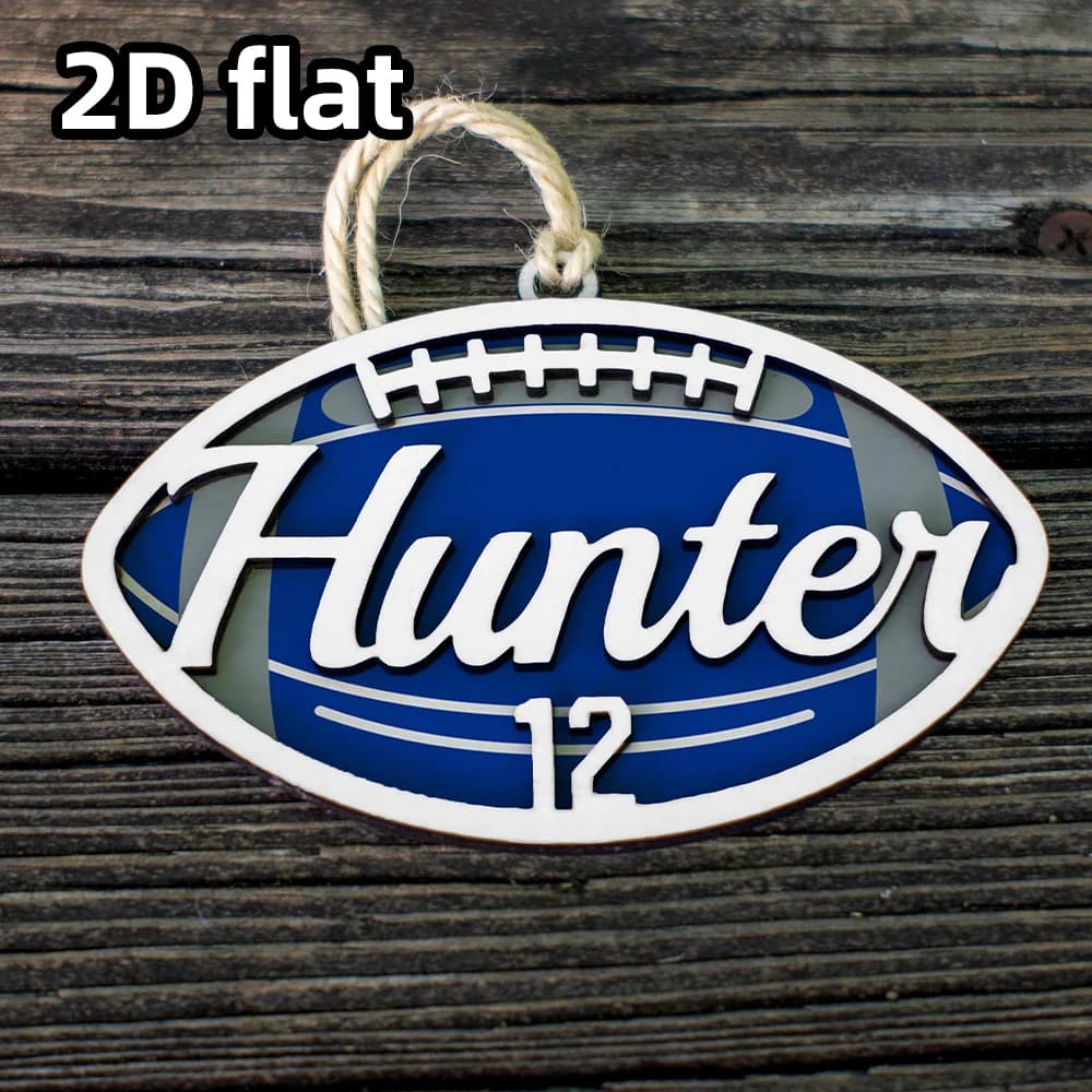1PC Custom Multi Sport Keychain Custom Keychain Baseball Football Basketball Volleyball Gift Item Single