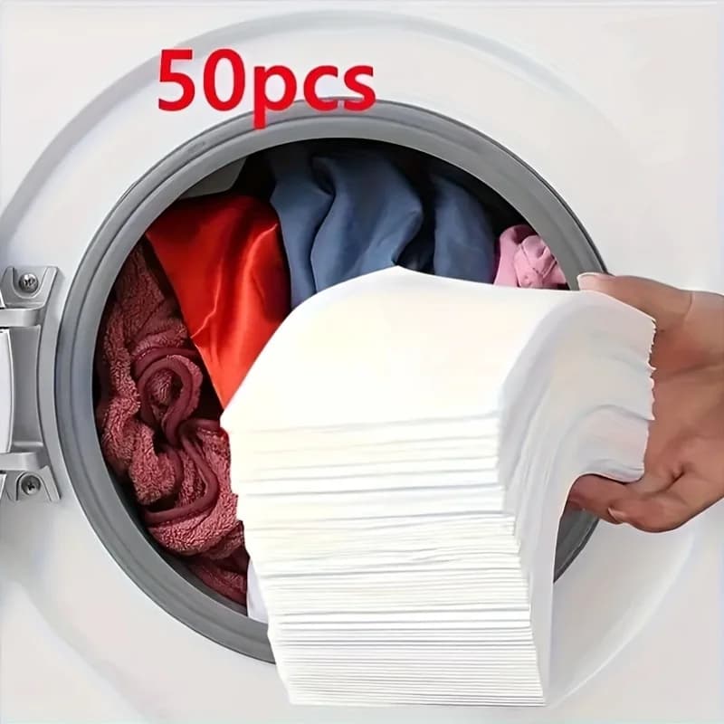 50-color dye resistant cloth for laundry, without chemical composition, anti-penetration protection and fading for mixed laundry, universal