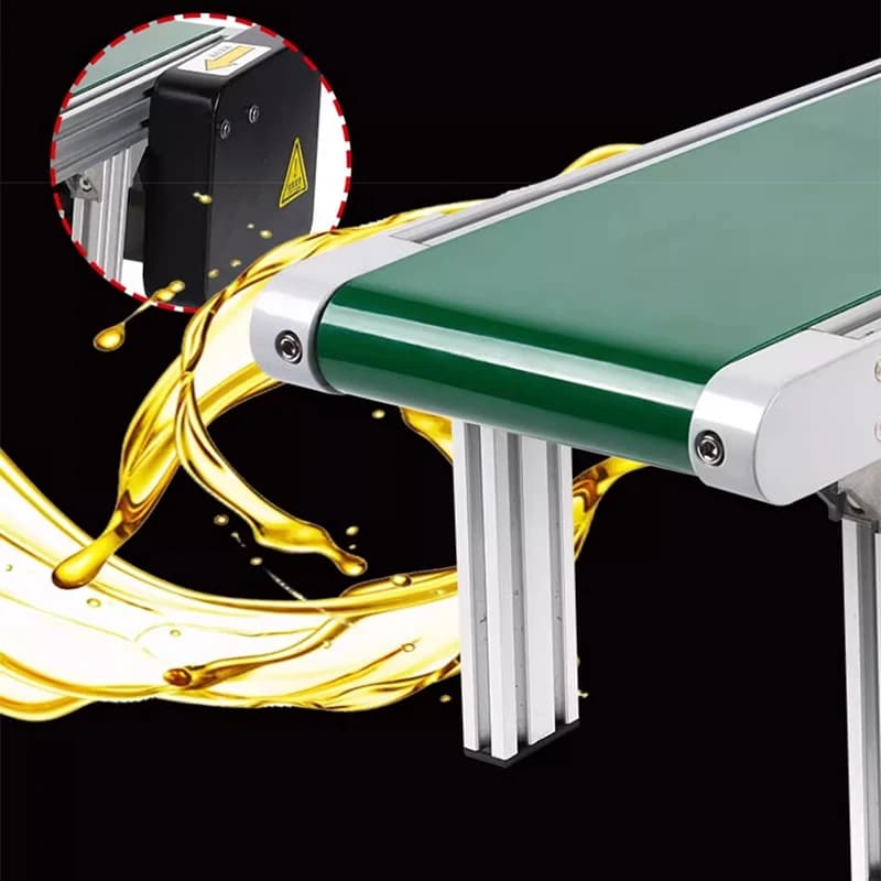 Nastro trasportatore per profili in alluminio, piccolo nastro trasportatore per arrampicata, linea di assemblaggio, punzonatrice per alimenti, macchina per smistamento e marcatura