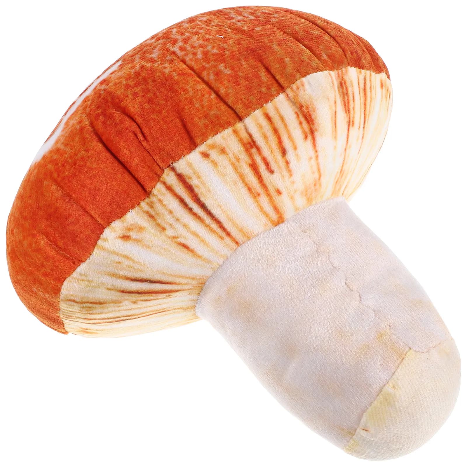 Cuscino a Forma di Shiitake 20Cm, Morbido, Rimovibile e Lavabile, Cuscino Creativo a Forma di Fungo, Comodo Supporto per Schiena e Testa, Decorazione per Divano e Camera da Letto