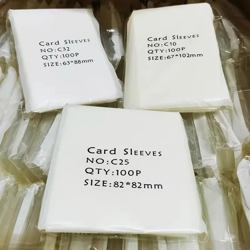 100 pz/set varie dimensioni buste per carte trasparenti gioco di carte magiche tarocchi carte da poker buste per carte protettive