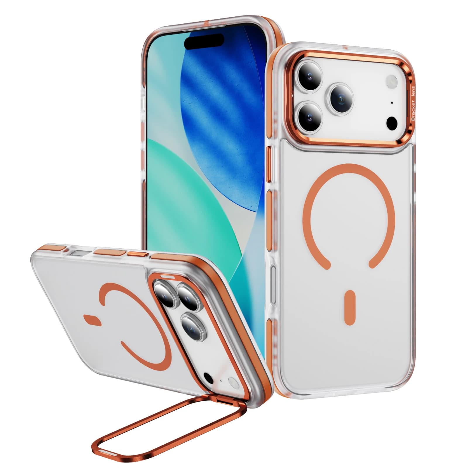 Per Magsafe Magnetic Skin Feel Custodia per obiettivo in metallo Custodia per iPhone 17 Air 16 15 14 Plus 13 12 11 Pro Max Shock Paraurti Cover