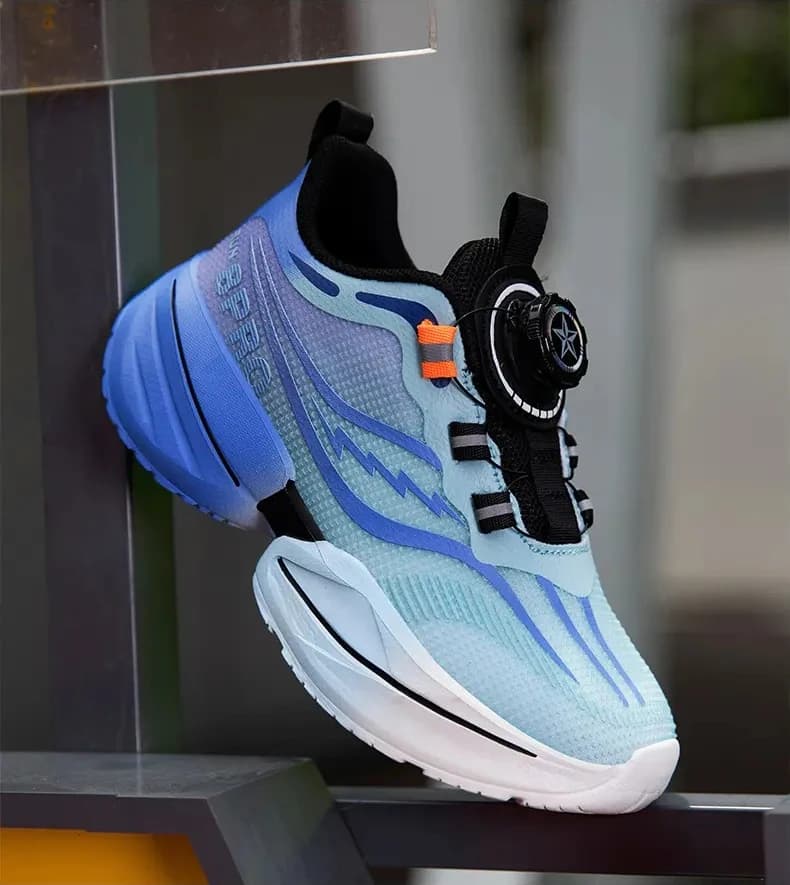 Four Season Kids Sneakers High-quality Ultra Light Anti Slip Button Up Training Shoes Comfort Girls Boys Outdoor Walk Run Shoes