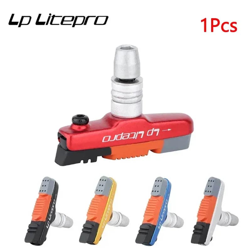 LP Litepro Freno per bicicletta pieghevole in gomma resistente all'usura Pa per DAHON 412/P8 BMX 451 20 pollici Bike V Pastiglie freno parti della bici