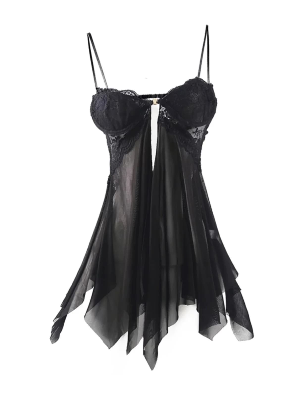 Backless Lace Transparent Lingerie Sleepdress Nightgown Sexy Women Underwear Open Crotch Chemise One Piece Nightdress