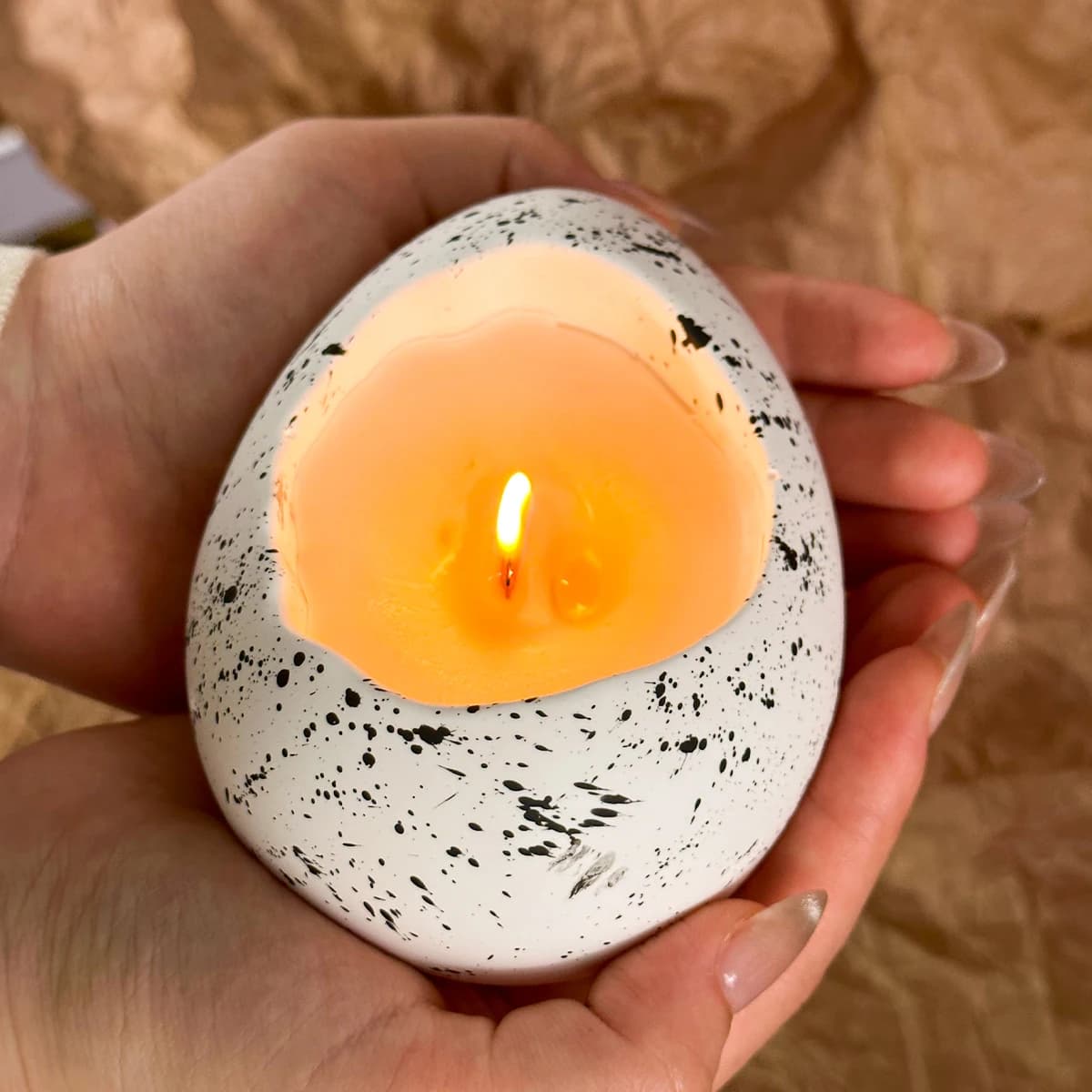 Egg Shape Candlestick Silicone Mold DIY Handmade Scented Aromatherapy Candle Soap Epoxy Resin Plaster Mold Home Craft Decora