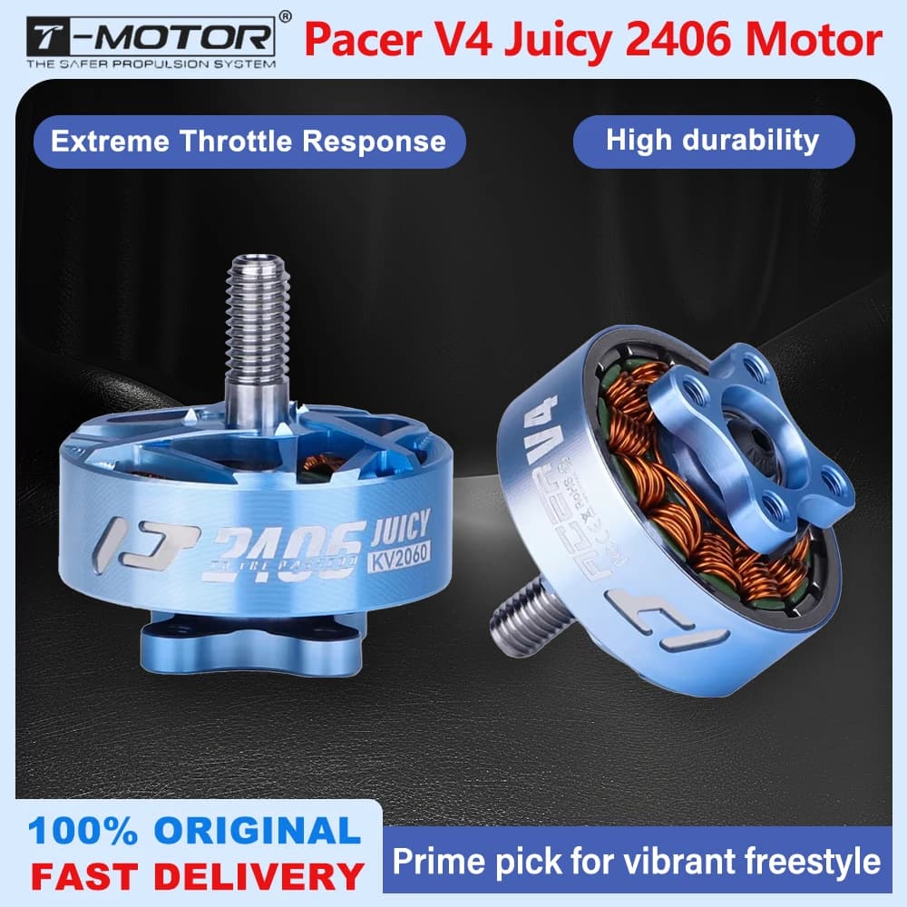 T-MOTOR Pacer V4 P2406 Juicy Sbang Acro Motore Brushless KV2060 Per drone freestyle da 5-6 "pollici FLOW BANDO