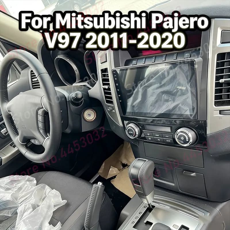 Gravity Car Phone Holder For Mitsubishi Pajero V97 2011-2020 Auto-Clamping Phone Stand Mount With Base Bracket Car Accessories