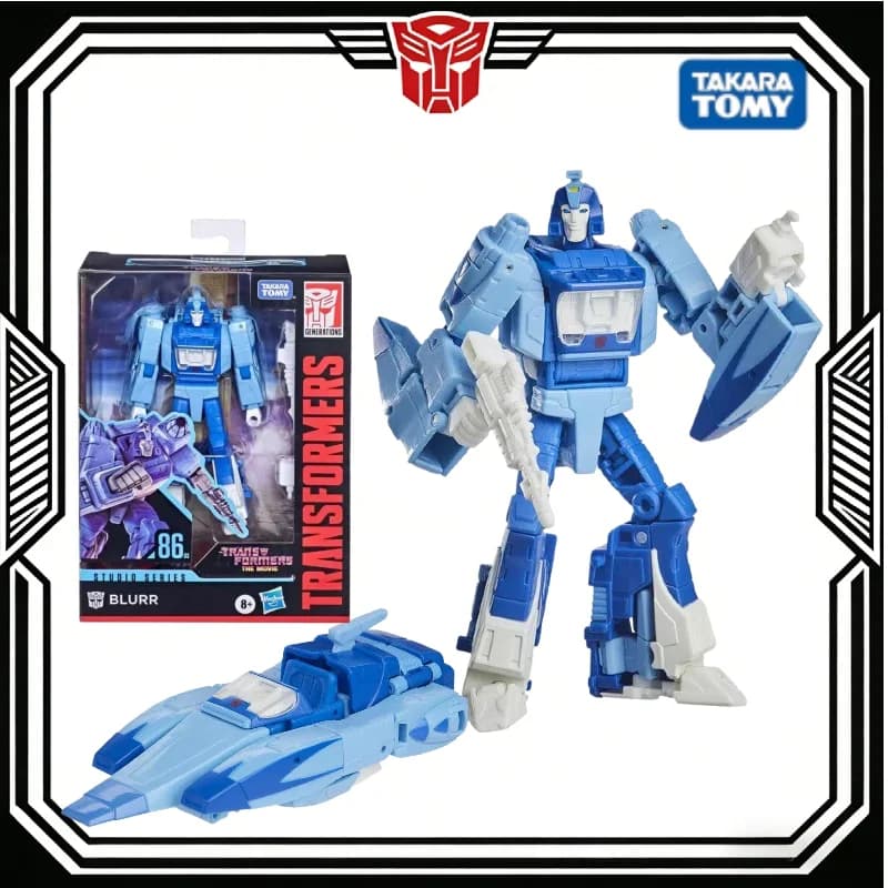 Disponibile - Action Figure Hasbro Studio Series 86 D Class Blurr Versione 3C - Garage Kit Anime Cartoon Robot Trasformabile