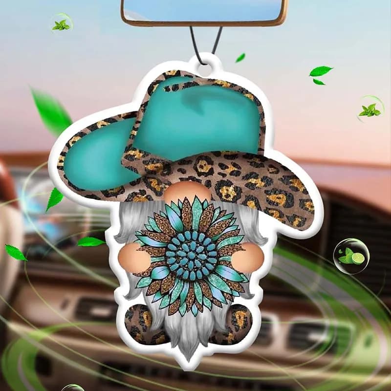 Car perfumer in the shape of a cartoon character, long-lasting perfume, perfumed pendant, perfumed bag with wind protection.
