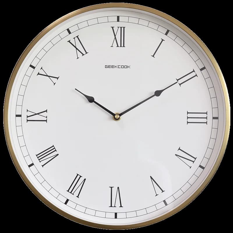 Large wall clock in modern luxury gold silent living room watch from the house clock mechanism reference pointlessly Zegar Scienny gift FZ595