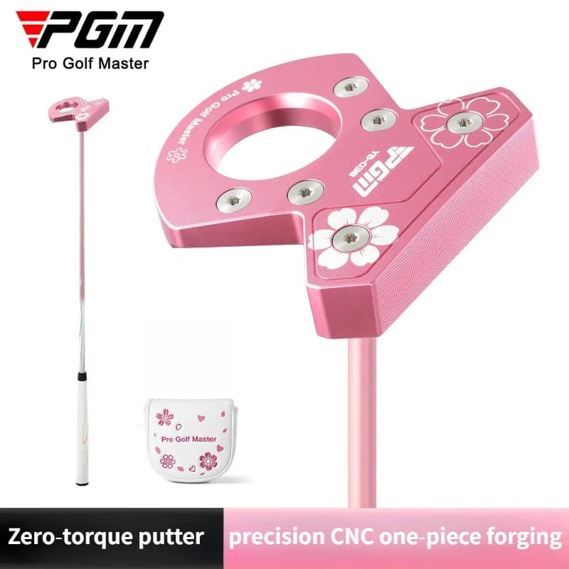 PGM Zero Torque Ladies Golf Putter Auto Balance Forged Aluminum Head Low CG With Ball Picker Golf Club Wholesale Supply