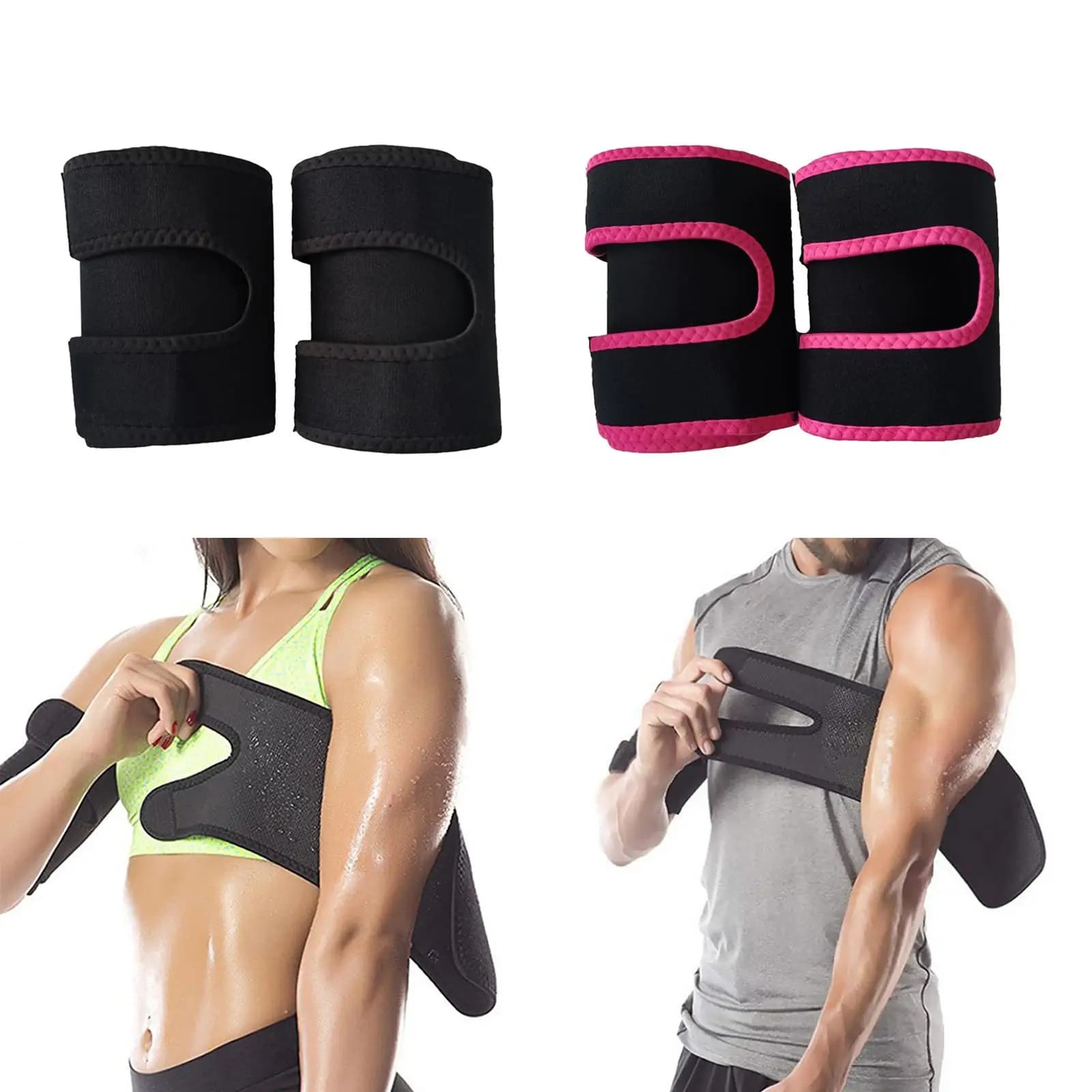 Neoprene Sauna Upper Arm Belt,Made of neoprene has insulation performance